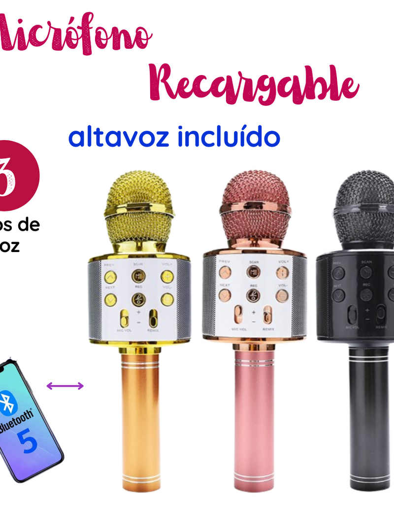 MICRÓFONO CON ALTAVOZ