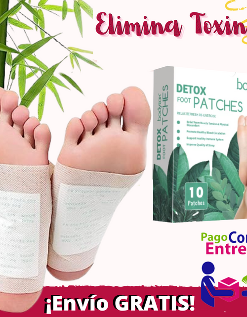 Load image into Gallery viewer, DETOX FOOT PATCH® - PARCHE DESINTOXICANTE
