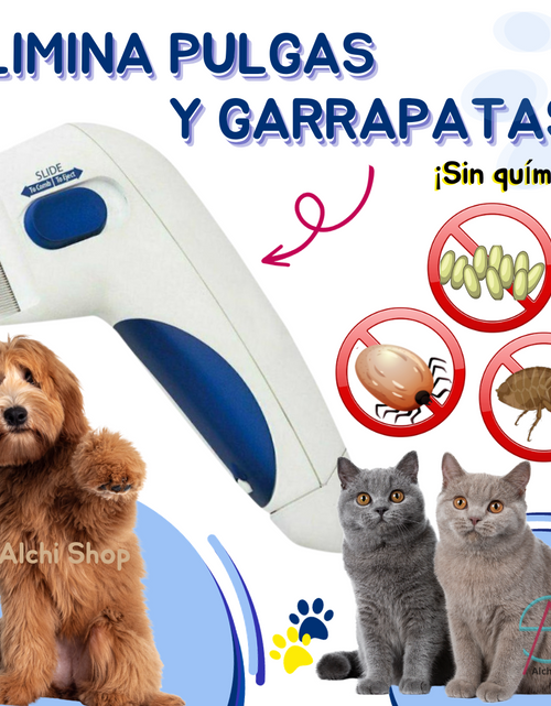 Load image into Gallery viewer, PEINE MATA GARRAPATAS PARA MASCOTA
