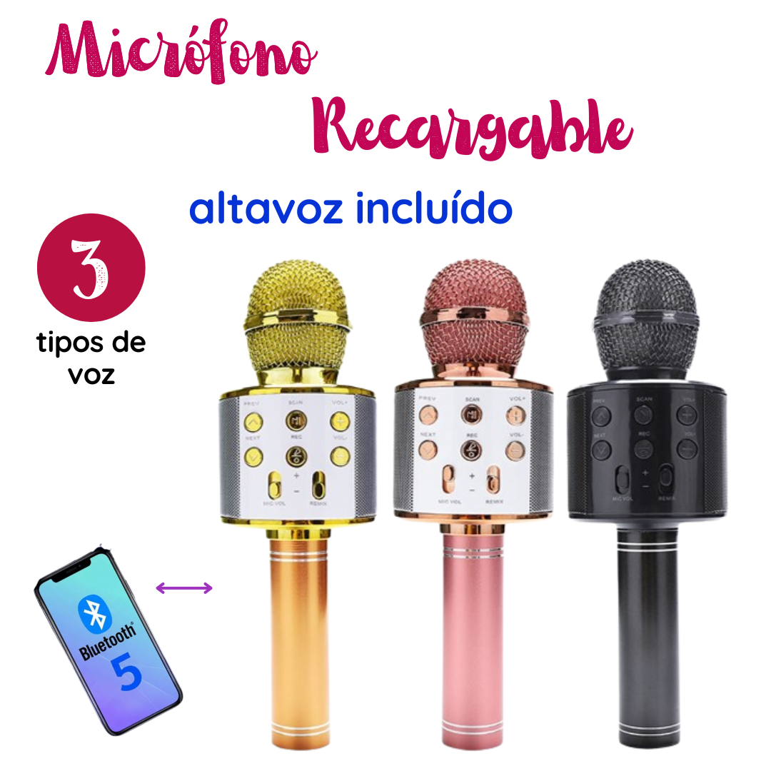 MICRÓFONO CON ALTAVOZ